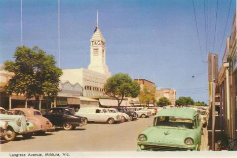 Langtree Avenue, Mildura, 1964