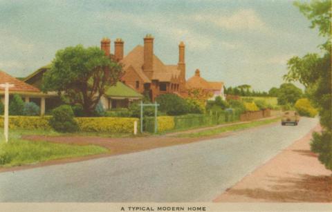 A typical modern home, Mornington, 1951