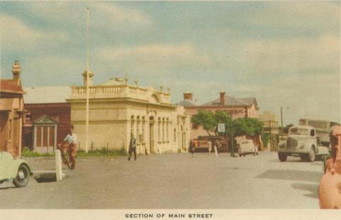 Section of main street, Mornington, 1951