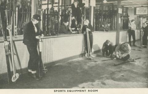 Sports Equipment Room, Mount Buffalo, 1953