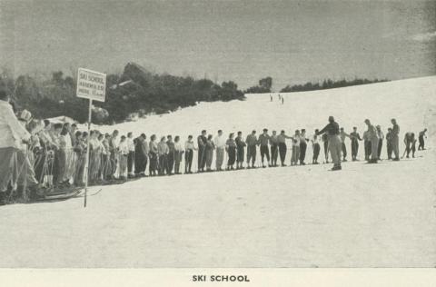 Ski School, Mount Buffalo, 1953