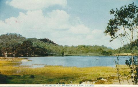 A Glimpse of Beautiful Lake Catani, Mount Buffalo, 1958