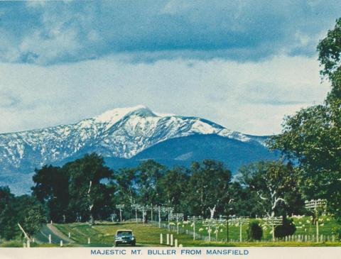 Majestic Mount Buller from Mansfield, 1974