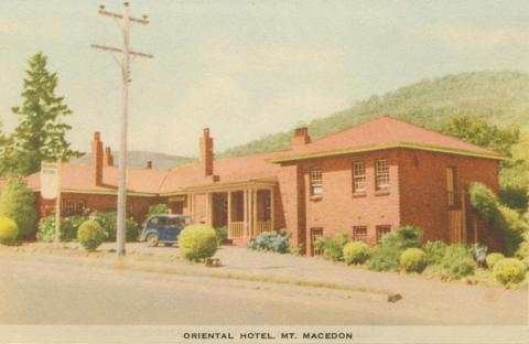 Oriental Hotel, Mount Macedon, 1955