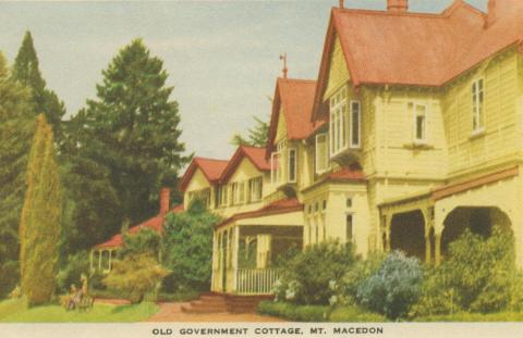 Old Government Cottage, Mount Macedon, 1955