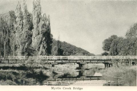 Myrtle Creek Bridge, Myrtleford