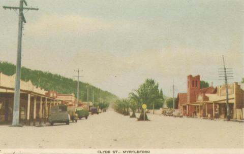 Clyde Street, Myrtleford, 1953