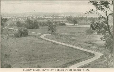 Snowy River Flats at Orbost from Grand View, 1947