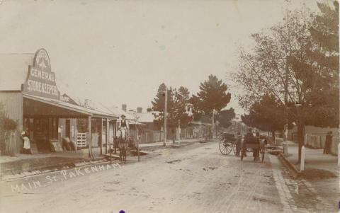 Main Street, Pakenham, 1910