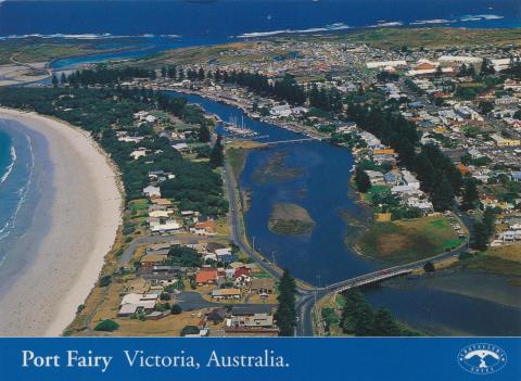 Aerial view of Port Fairy, 2000