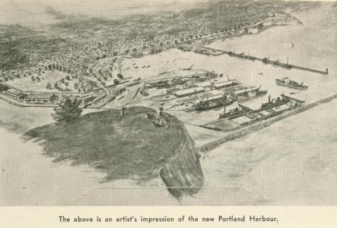 Artist impression of the new Portland Harbour