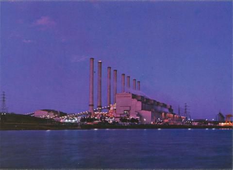 Power Station at night, Hazelwood