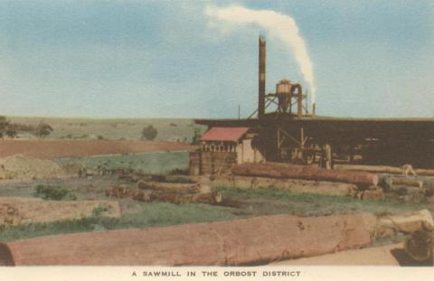 A Sawmill in the Orbost District, 1948