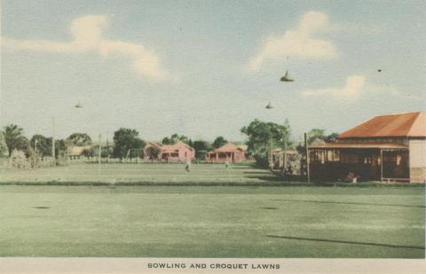 Bowling and Croquet Lawns, Orbost, 1948