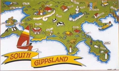 South Gippsland Map