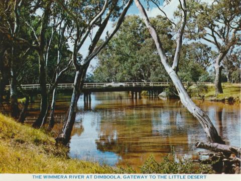 The Wimmera River at Dimboola, Gateway to the Little Desert