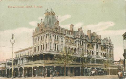 The Shamrock Hotel Bendigo, 1906