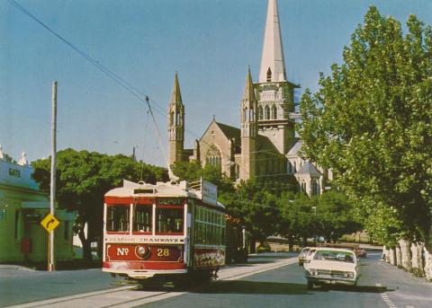 Sacred Heart Cathedral from High Street, Bendigo