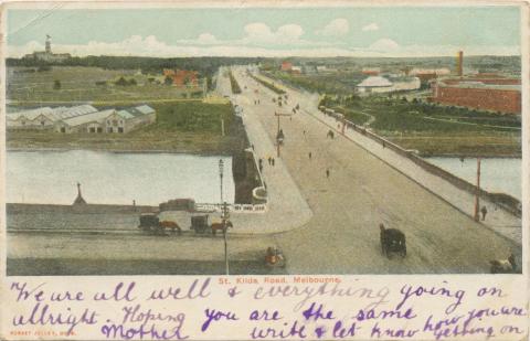 St Kilda Road, Melbourne, 1905