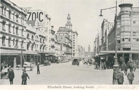 Elizabeth Street, looking South, Melbourne