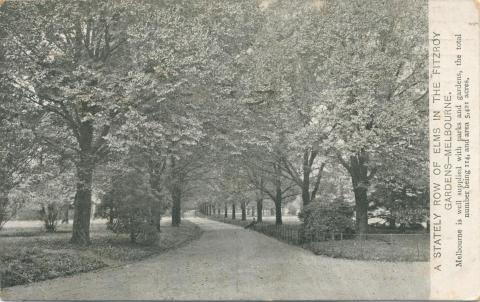 The Fitzroy Gardens, Melbourne, 1904