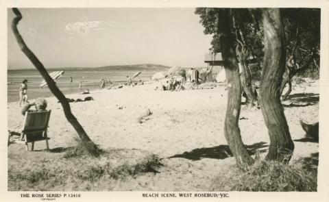 Beach Scene, West Rosebud