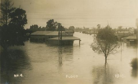 Seymour in flood, 1916