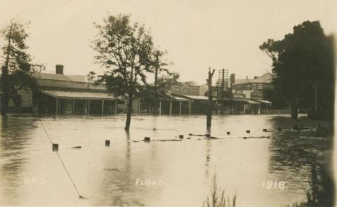 Seymour in flood, 1916