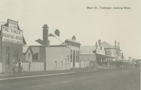 Main Street, Trafalgar, looking West