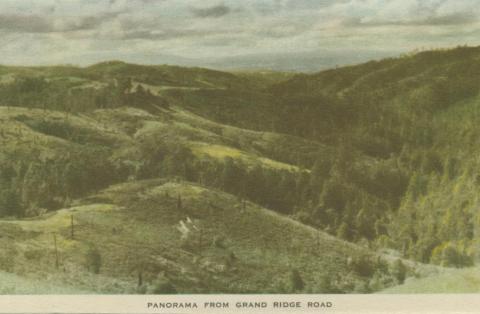 Panorama from Grand Ridge Road, Traralgon