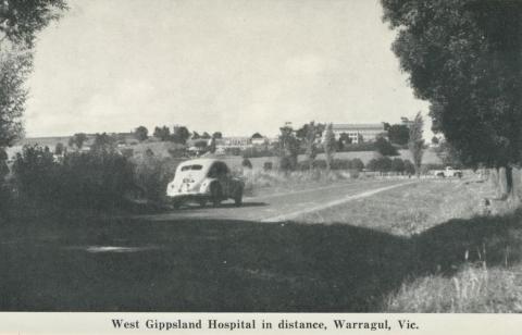 West Gippsland Hospital in distance, Warragul