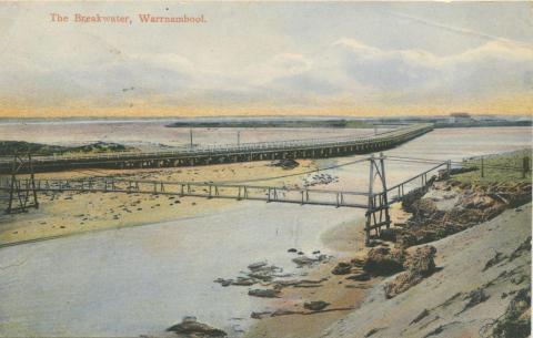 The Breakwater, Warrnambool, 1909