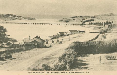 The Mouth of the Hopkins River, Warrnambool, 1945