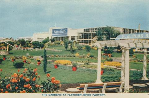 The Gardens at Fletcher Jones Factory, Warrnambool, 1960