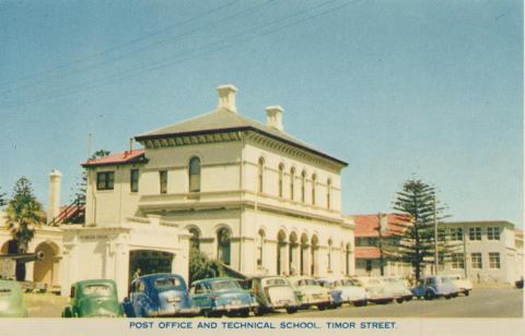 Post Office and Technical School, Timor Street, Warrnambool, 1960