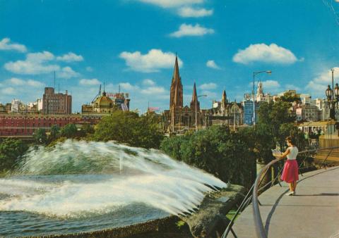 South Gate Fountain, Melbourne, 1965