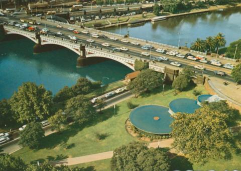 Overlooking Princes Bridge, Melbourne