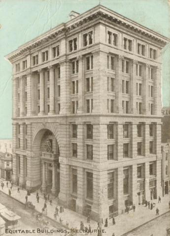 Equitable Building, Collins Street, Melbourne, 1906