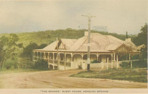 The Grande Guest House, Hepburn Springs, 1948