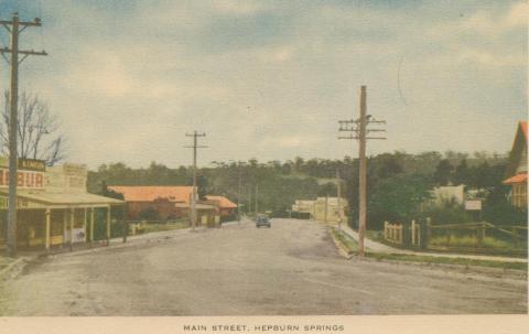 Main Street, Hepburn Springs, 1948