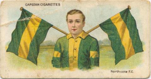 Northcote Football Club, Capstan Cigarettes Card