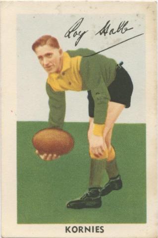 Roy Stabb, Northcote Football Club, Kornies Card