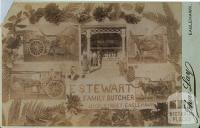 Souvenir of Eaglehawk, c1895. E.Stewart, family butcher, High Street, Eaglehawk