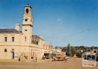 Camp Street and the Post Office with its historic clock tower, Beechworth