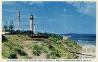 Queenscliff, the ocean view lookout and lighthouse Back Beach, 1964