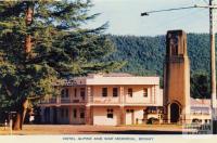 Hotel Alpine and War Memorial, Bright