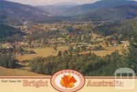 View from Tower Hill looking towards Mt Bogon, Bright