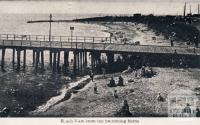 Beach view from the swimming baths, Brighton