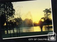 Caulfield Park at sunset