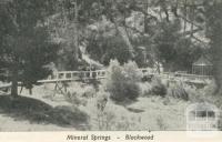 Blackwood Mineral Springs, 1950